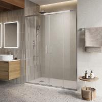 Дверь в проём с двумя раздвижными створками LUCE-BF-2-160-C-Cr 1600x1950 BelBagno