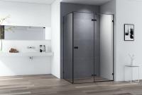 Душевой уголок, прямоугольный BELLAGIO-AH-1-120/90-C-NERO 1200x900x1970 Cezares