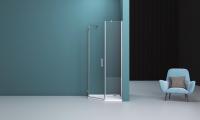Душевой уголок пятиугольный KRAFT-P-1-80-C-Cr-L 800x800x1950 BelBagno