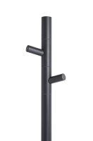 Полотенцесушитель элетрический из нержавеющей стали с таймером графит 127 x1370 x 99 VTD-1DGE VINCEA