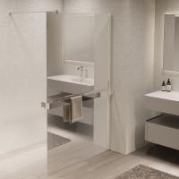 Душевые перегородки Walk-In VSW-1HR900MR 900х2000 профиль хром стекло зеркальное VINCEA