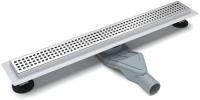 Желоб душевой ESBANO Combi решетка NICE матовый хром длина 70 см