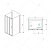 Душевой уголок RGW PA-73-1 (PA-13 + Z-060-2) прямоугольный  120*100*195 0608731120-011 профиль Хром стекло Прозрачное 5 мм RGW